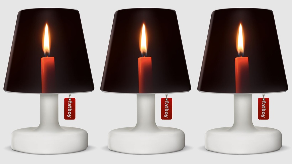 Mini Cappie Fatboy 106519 Candle Set de 3 – abat-jour décoratifs pour lampe Edison the Mini