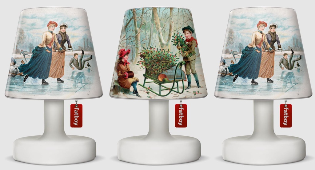 [FATBOY 104294 -  ABAT-JOUR MEMORIES] Mini Cappie Fatboy  Vintage Memories 104288  set de 3 – abat-jour décoratifs pour lampe Edison the Mini