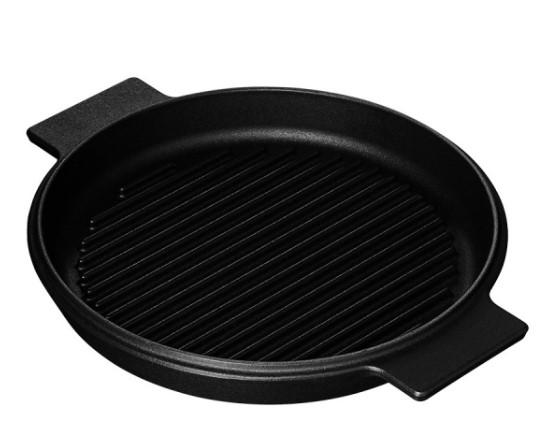 [MORSO POELE  GRILLER] Poêle à Griller Morsø Ø28 cm (62354401) en Fonte Émaillée – Skillet BBQ pour Viandes, Légumes et Cuisson au Barbecue, Four et Plaque