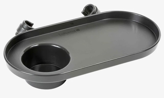 [LAFUMA PORTE GOBELET ANTHRACITE] Porte-gobelet Lafuma LFM2837-1229 anthracite – tablette clip-on pour fauteuil relax extérieur