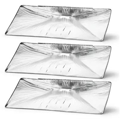 [NAPOLEON-62023] Récipients à Graisse Napoleon 62023 (x3) – Inserts Aluminium pour Barbecue Prestige & PRO 500, Nettoyage Facile et Entretien Hygiénique