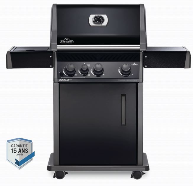 Barbecue au gaz noir - ROGUE XT 425 sib noir - SIZZLE ZONE -NAPOLEON, RXT425SIBPK-1-NL, ROGUE