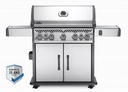 Barbecue au gaz - grilles de cuisson en inox - ROGUE SE 625 RSIB inox - NAPOLEON
