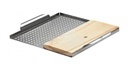 Panier de Cuisson Napoleon 70026 en Acier Inoxydable avec Planche de Cèdre – Accessoire BBQ Multifonction pour Légumes, Poisson et Grillades