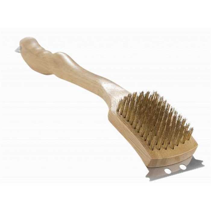 [NAPOLEON-62028] Brosse BBQ Napoleon 62028 en Bois et Laiton – Nettoyage Efficace des Grilles de Barbecue, Sans Les Abîmer
