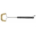 Brosse BBQ Napoleon 62011 à 3 Faces – Nettoyage Puissant des Grilles, Poils en Laiton et Accès Optimal entre les Barres