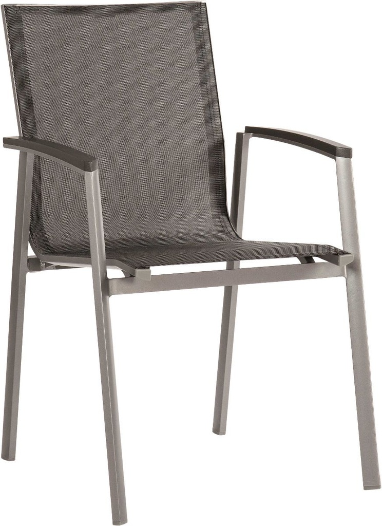 Chaise de jardin TOP graphite/argent - STERN, TOP