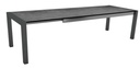 Table de jardin extensible STERN 214/294 cm aluminium & HPL ciment
