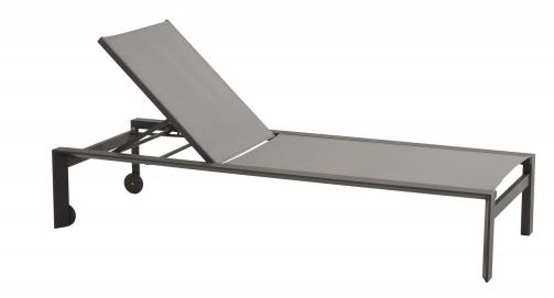 [4SO-91053] Transat Tropic aluminium – Chaise longue design & confort | 4 Seasons Outdoor