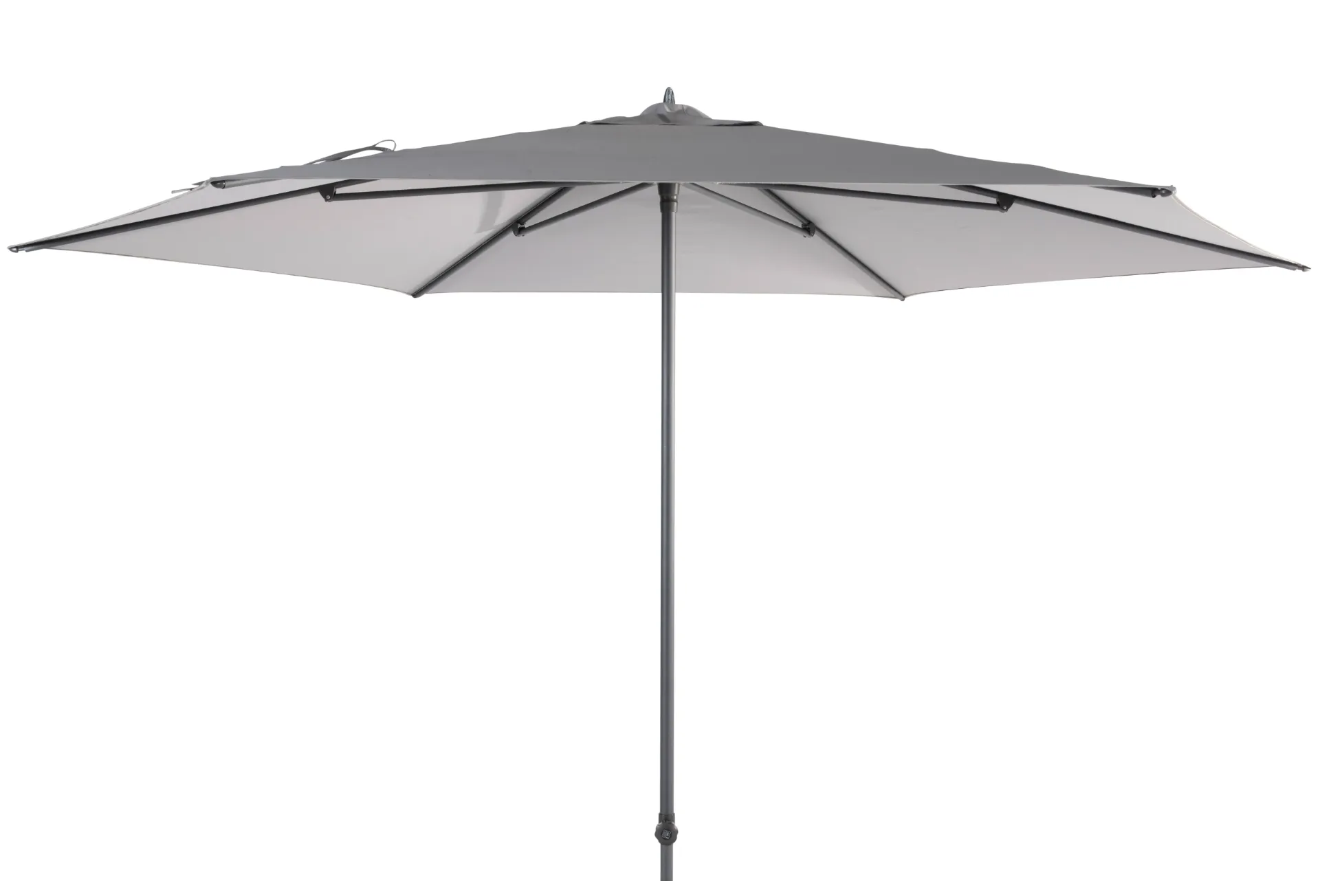 Parasol Azzurro Ø350 cm – Solefin Mid Grey UPF 50+ | 4 Seasons Outdoor