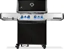 Barbecue au gaz Prestige 500 RSIB noir avec sizzle Zone de NAPOLEON - P500VRSIBPK-NL