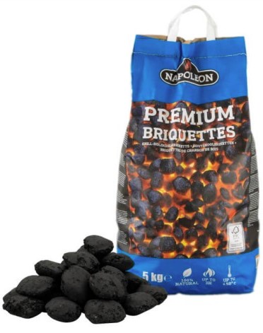 [NAPOLEON-67103] Briquettes Napoleon Blackstone Premium 5 kg – charbon haute performance pour barbecue et fumoir