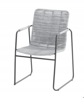 [4SO-91284] Chaise PALMA anthracite/gris clair- 4 Seasons, PALMA, 8720087011035, 91284