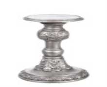 [J-LINE CHANDELIER 24] Chandelier resine argent 15x15x24cm - J-LINE, 47588, 5415203475886
