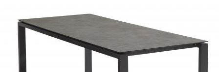 Plateau de table gris foncé HPL 220x95 cm - GOA - 4 seasons, 8718144571189, GOA, 19614