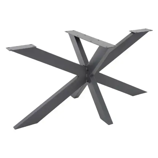 [4SO-91320] Pieds de table PRADO ovale aluminium anthracite - TASTE, 91320, PRADO