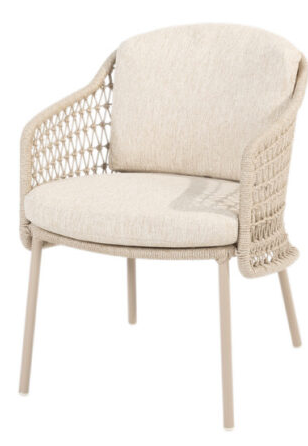 [4SO-213935] Chaises Puccini dining LATTE de 4 seasons outdoor, PUCCINI