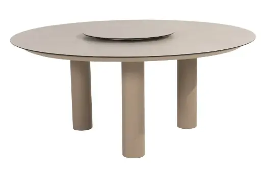 [TASTE-91642] DONATO  Table de jardin couleur Latté - Diamètre: 160 cm - TASTE by 4 seasons outdoor, 91642