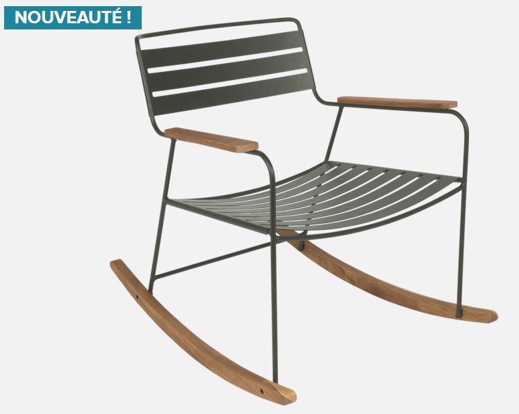 Rocking Chair Surprising de Fermob – Fauteuil à bascule design extérieur