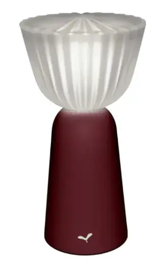 [FERMOB-4004B9] SWIING Lampe H.20cm couleur: cerise noire