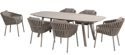 [4SO-9164691638] Ensemble de jardin Owen-Manolo couleur "cloud" de taste by 4 seasons outdoor