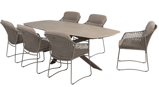 [4SO-21413291601] Ensemble de jardin Moretti-Prado - couleur "terre" de la marque 4 seasons outdoor