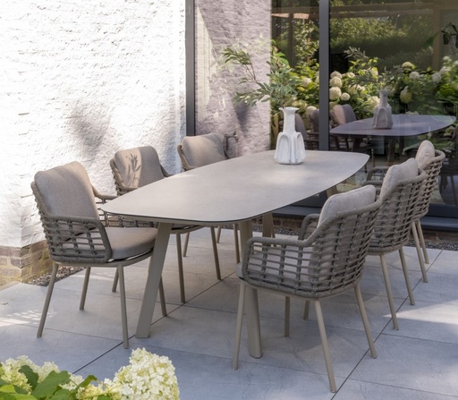 [4SO-9162791533] Ensemble de jardin Manolo-Puglia couleur:"latté" de la marque TASTE by 4 seasons outdoor