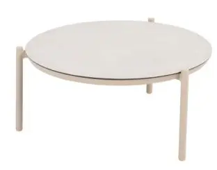 [4SO-91816] Vic table basse en céramique couleur latté 73 cm x H.35 cm - Taste by 4 seasons outdoor