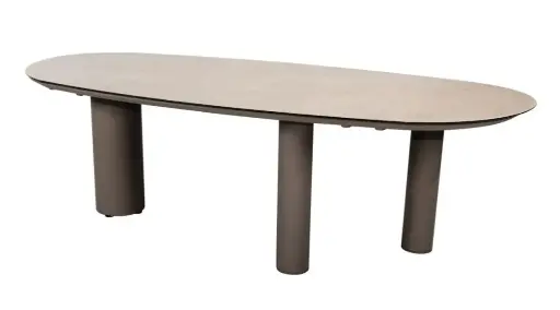 [4SO-DENIA-240T] DENIA-Table en aluminium couleur "terre" 240x110 cm- Taste by 4 seasons outdoor 