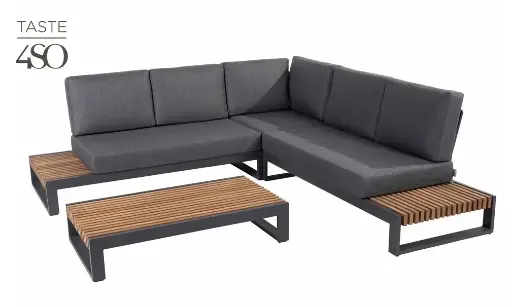 [4SO-SETKIOTO] KIOTO SET modulable avec sa table basse de TASTE by 4 seasons outdoor