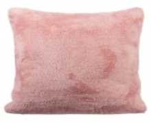 [J-LINE COUSSIN ROSE] Coussin polyester vieux rose 40x40x10cm - J-LINE, 49162, 5415203491626