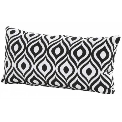 [4SO - 213160 COUSSIN PINAMAR noir 30 x 60 cm] Coussin d'extérieur pinamar noir 30 x 60 cm - 4 Seasons, 8718144546209, COUSSIN, PINAMAR, 213160