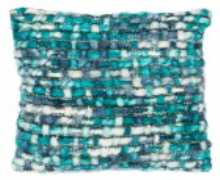 [J-LINE COUSSIN MIX] Coussin mix bleu 40x40 cm - J-LINE, 48802, 5415203488022