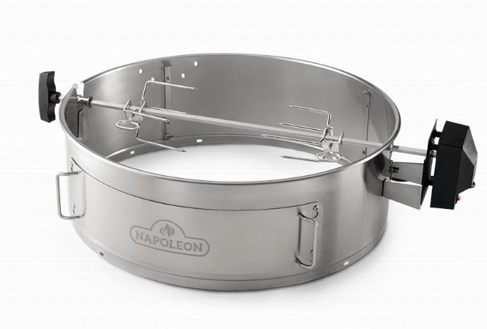 Rotissoire pour barbecue charbon de bois d'un diamètre de 57 cm Napoleon, ROTISSOIRE, 69222