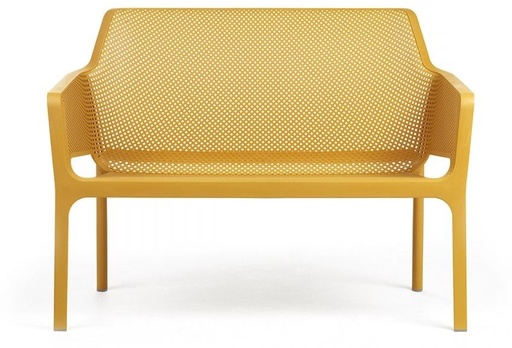 [NARDI-40338.56.000] Banc NET couleur: "Senape" en résine de Nardi, 40338.56.000, NET SENAPPE