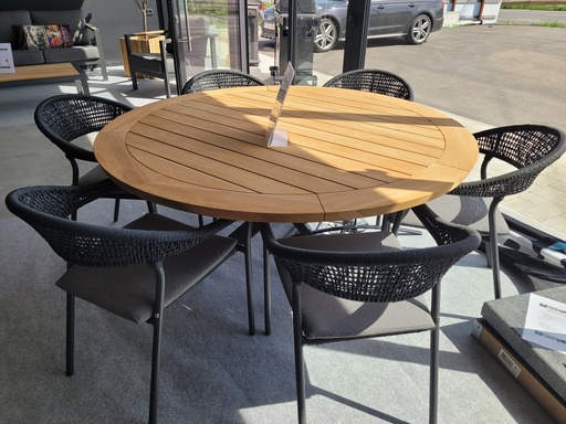 [TASTE - ENSEMBLE SIENNA PRADO RONDE] Ensemble PRADO et 6 chaises SIENNA - TASTE, SIENNA, PRADO