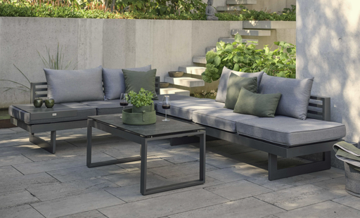 [STERN-418380 SALON HOLLY ANTHRACITE] Salon de jardin HOLLY - STERN MOEBEL - HOLLY