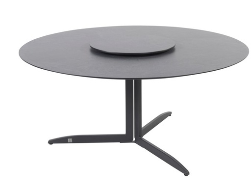 [4SO - 19933] Embrace plateau tournant 58 cm en HPL slate anthracite - 4 seasons outdoor, EMBRACE, 19933