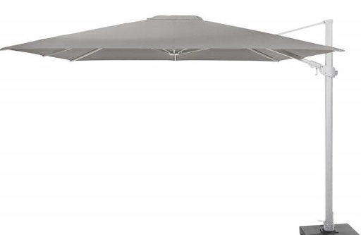[4SO-08591] Parasol déporté SIESTA Premium 300 x 300 cm mat en aluminium blanc - 4 SEASONS OUTDOOR, SIESTA, 08591