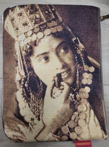 [SISSIMOROCCO pochette grande 1] Pochette classique fait main - Sissimorocco - 29 x 22 cm, SISSIMOROCCO, pochette