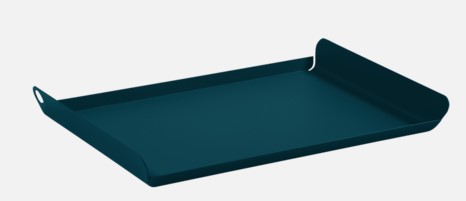 Plateau Alto Fermob 36 x 23 cm – Plateau de service design en acier pour intérieur et extérieur
