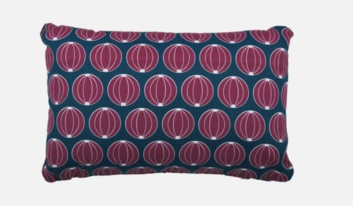 [FERMOB - 270291] Coussin d'extérieur FERMOB Envie d'ailleurs 44 x 68 cm - Melons - Bleu pétrol, COUSSIN, FERMOB, BLEU PETROL, MELONS, 270291, 270691