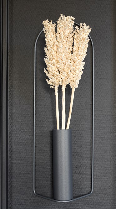 Vase rectangulaire ITAC Fermob H76 cm – Vase design en métal pour intérieur et extérieur