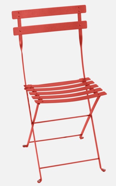 Chaise en métal BISTRO - couleur: CAPUCINE - FERMOB
