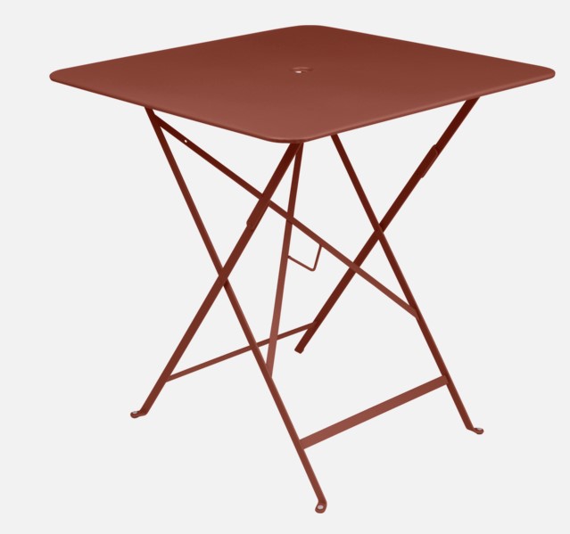 [FERMOB - 024420] Table bistro 71 x 71 cm de Fermob - Couleur: ocre rouge