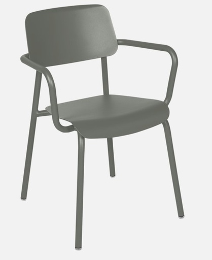[Chaise S] Chaise STUDIE bridge en aluminium de FERMOB, 6912, STUDIE, CHAISE