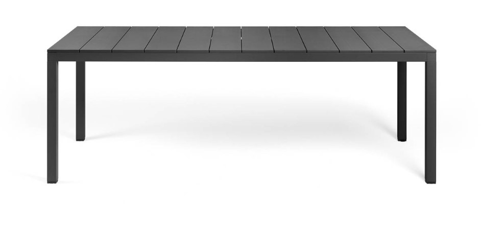 [NARDI - 4915202000] Table RIO en aluminium anthracite 210 cm - Nardi outdoor
