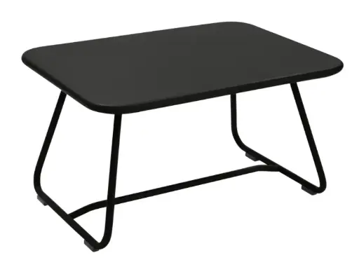 [FERMOB - 172142] Table basse SIXTIES - Couleur : Réglisse FERMOB, SIXTIES, REGLISSE, 1721
