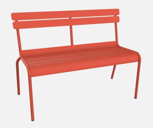 LUXEMBOURG Banc de jardin en aluminium à dossier de FERMOB