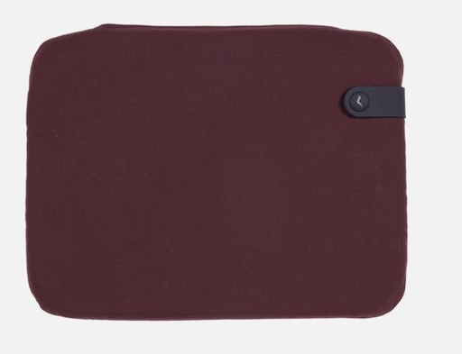 [FERMOB - 2720A4] Galette outdoor chaise BISTRO FERMOB - 38 x 30 cm - Color MIX Lie de Vin, COUSSIN, COLOR MIX, GALETTE, 2720A4, LIE DE VIN